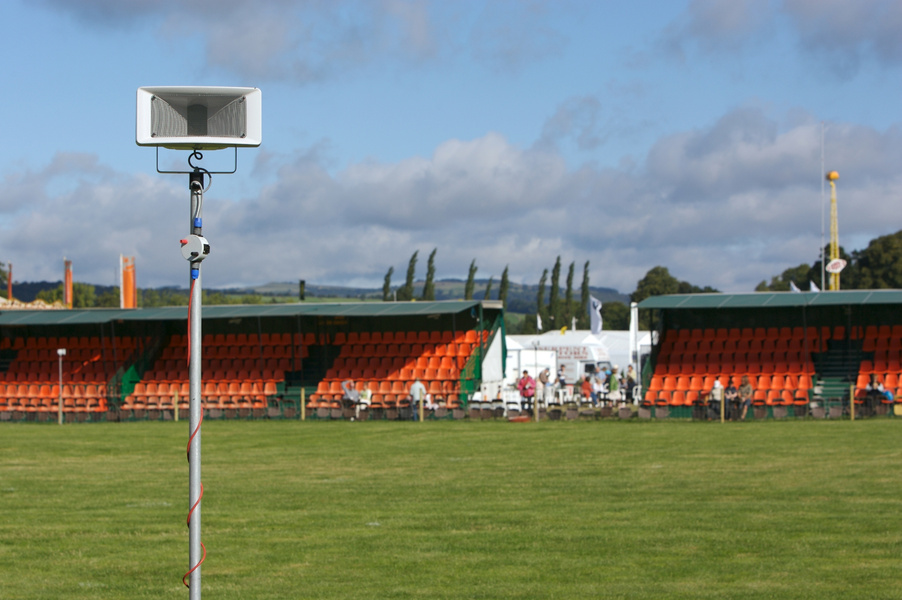 Public address system at Country Fair Sports Arena